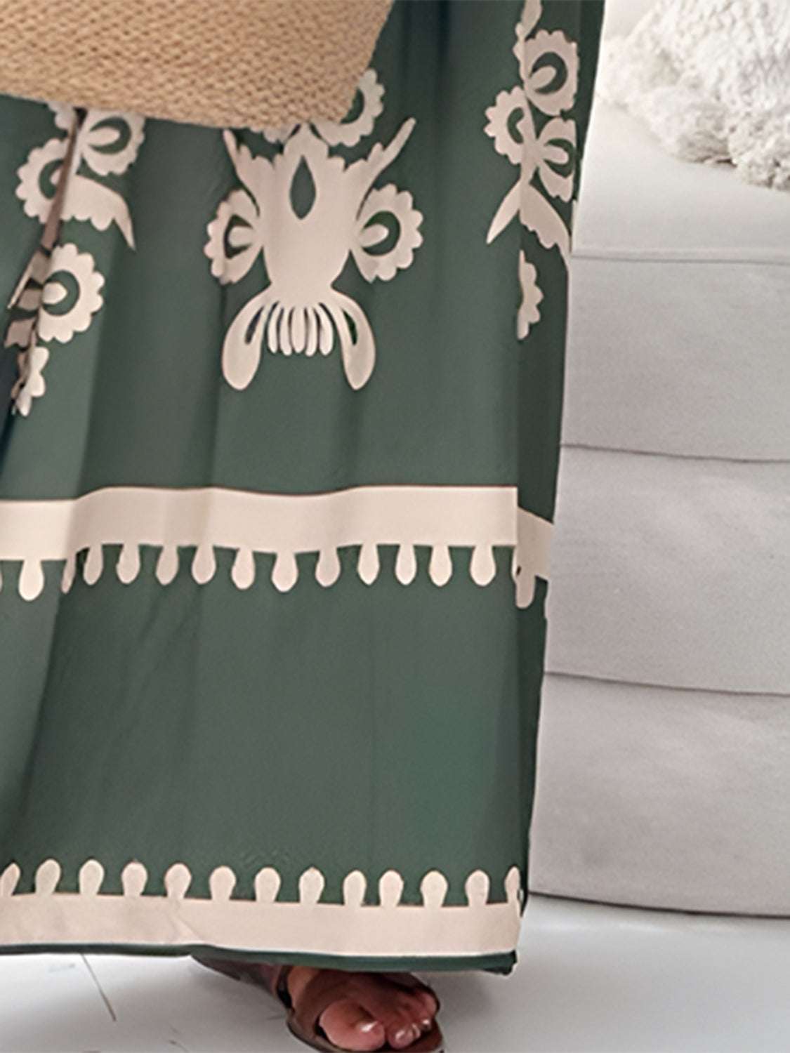 Maxi Dress| Printed Spaghetti Straps and a sleeveless design."Elegant" - Jsandiclothing.com