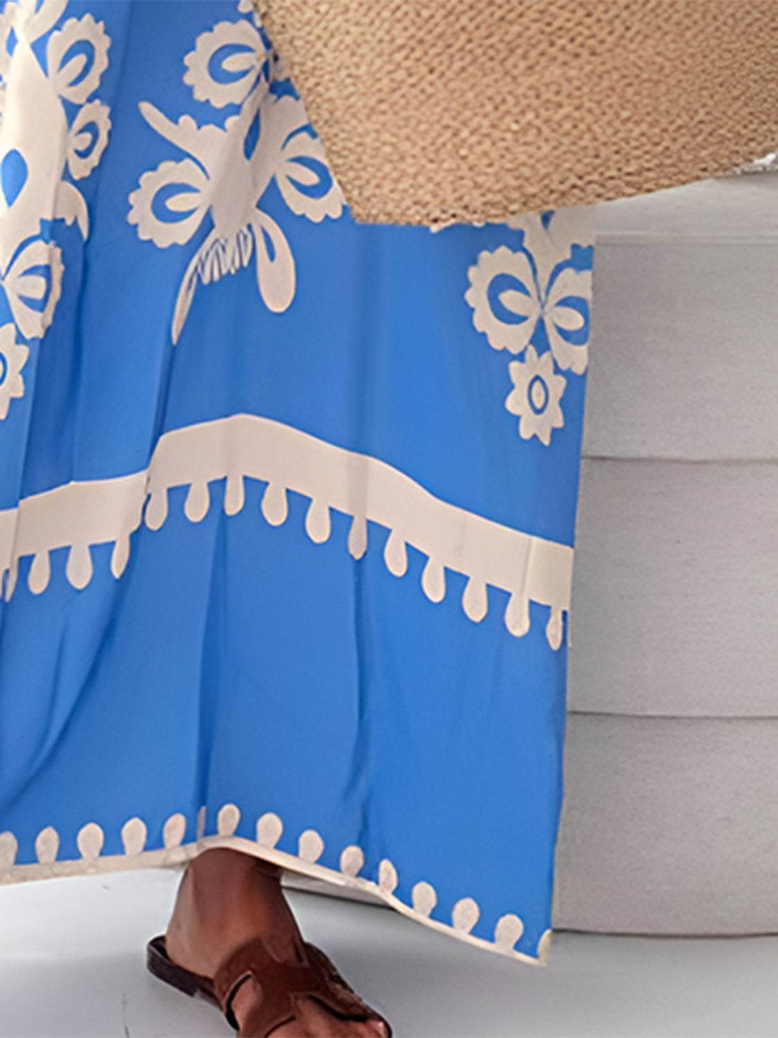 Maxi Dress| Printed Spaghetti Straps and a sleeveless design."Elegant" - Jsandiclothing.com