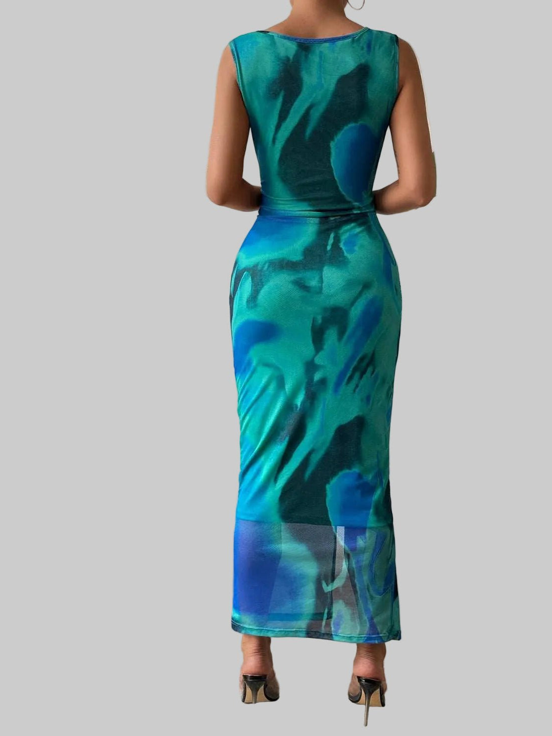 Midi Dress |Honey Slit Round Neck Tank - Stylish & Comfortable Chic Fit - Jsandiclothing.com