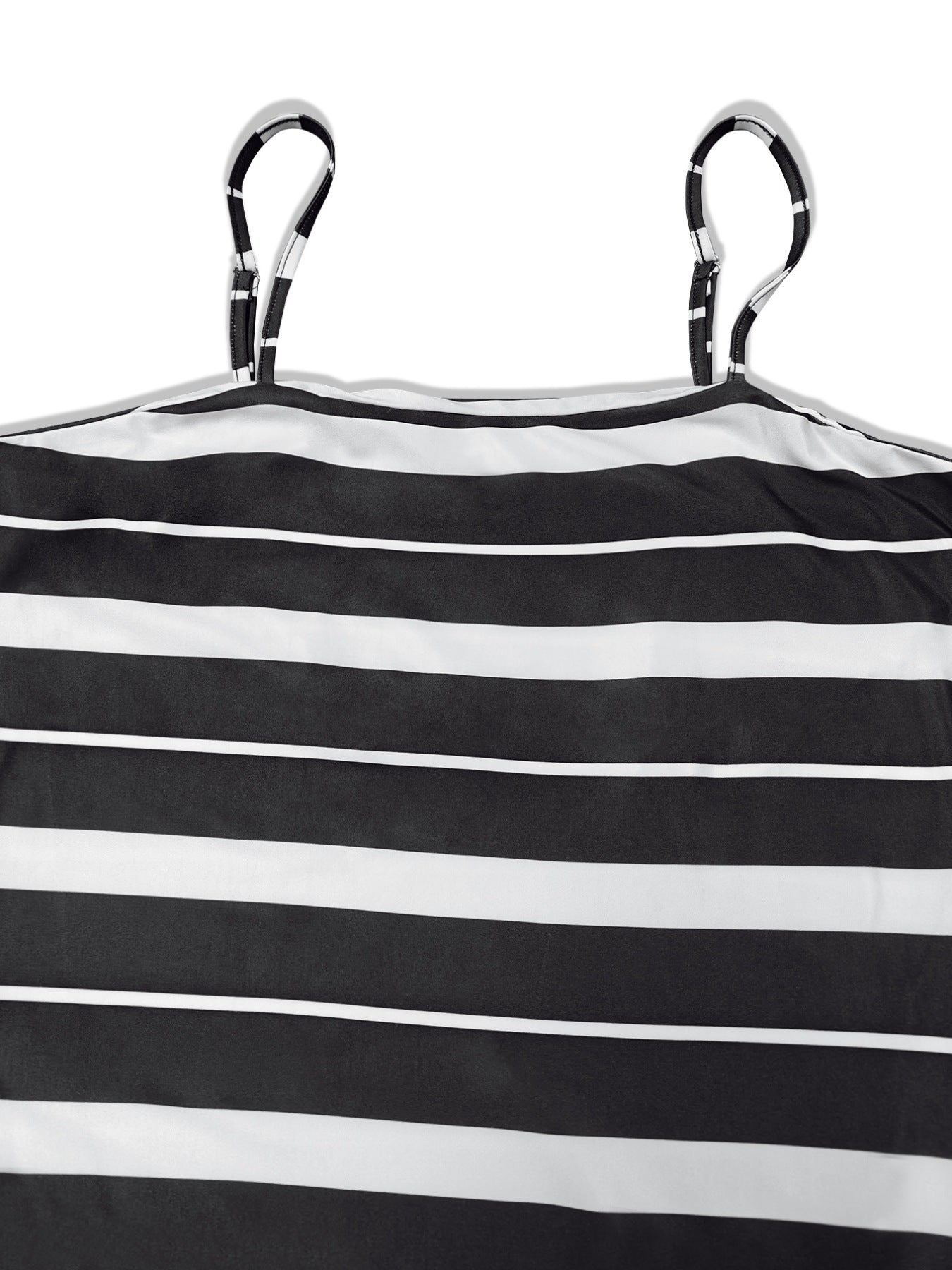 Plus Size Striped Spaghetti Strap Maxi Dress - Jsandiclothing.com