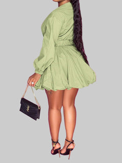 Balloon Sleeves - Chic Dress | Bold Style for Every Occasion - Jsandiclothing.com