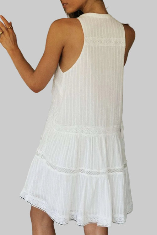 Mini Dress with Half Button Detail – Stylish & Trendy - Jsandiclothing.com