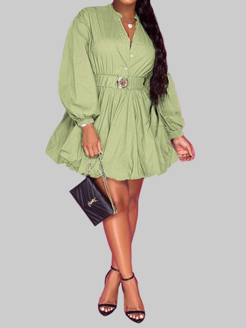 Balloon Sleeves - Chic Dress | Bold Style for Every Occasion - Jsandiclothing.com