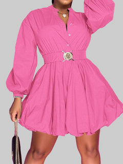 Balloon Sleeves - Chic Dress | Bold Style for Every Occasion - Jsandiclothing.com