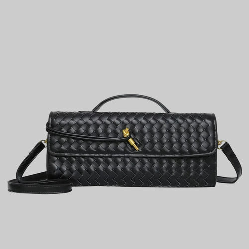 Woven Leather Crossbody Bag - JSandi - Jsandiclothing.com