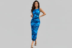 Sleeveless Bodycon Midi Dress - Jsandiclothing.com