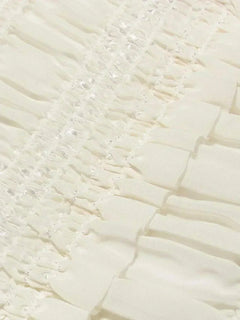 Frill Tiered Textured Maxi Cami Dress - Boho Chic Style | Shop Now!!! - Jsandiclothing.com