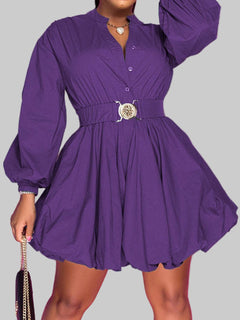 Balloon Sleeves - Chic Dress | Bold Style for Every Occasion - Jsandiclothing.com