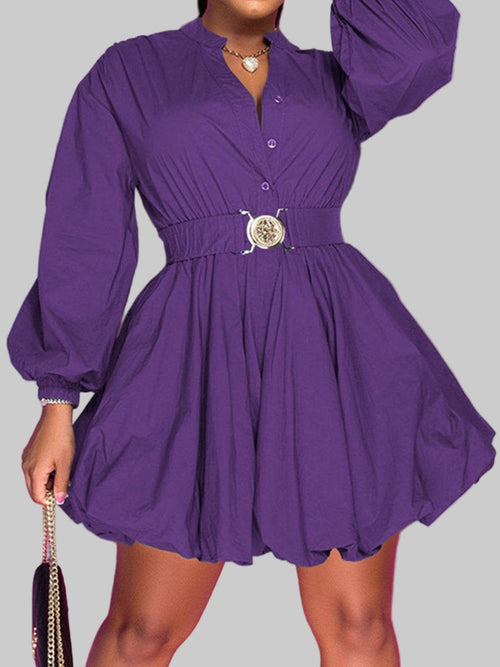 Balloon Sleeves - Chic Dress | Bold Style for Every Occasion - Jsandiclothing.com