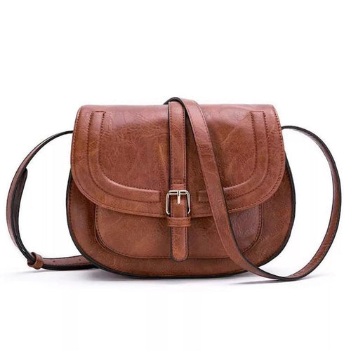 Buckle Leather Crossbody Bag Stylish Small Handbag| JSandi - Jsandiclothing.com