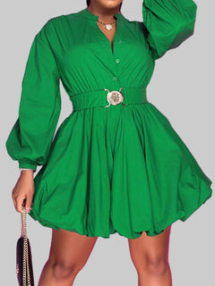 Balloon Sleeves - Chic Dress | Bold Style for Every Occasion - Jsandiclothing.com