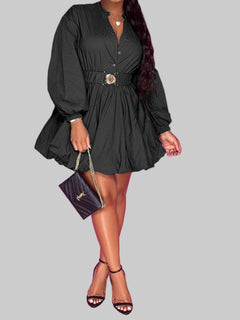 Balloon Sleeves - Chic Dress | Bold Style for Every Occasion - Jsandiclothing.com