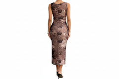 Sleeveless Bodycon Midi Dress - Jsandiclothing.com