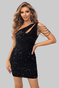 Sequin Mini Dress Shimmer and Shine Design for Chic Evening Looks - Jsandiclothing.com