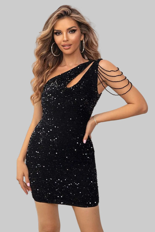 Sequin Mini Dress Shimmer and Shine Design for Chic Evening Looks - Jsandiclothing.com