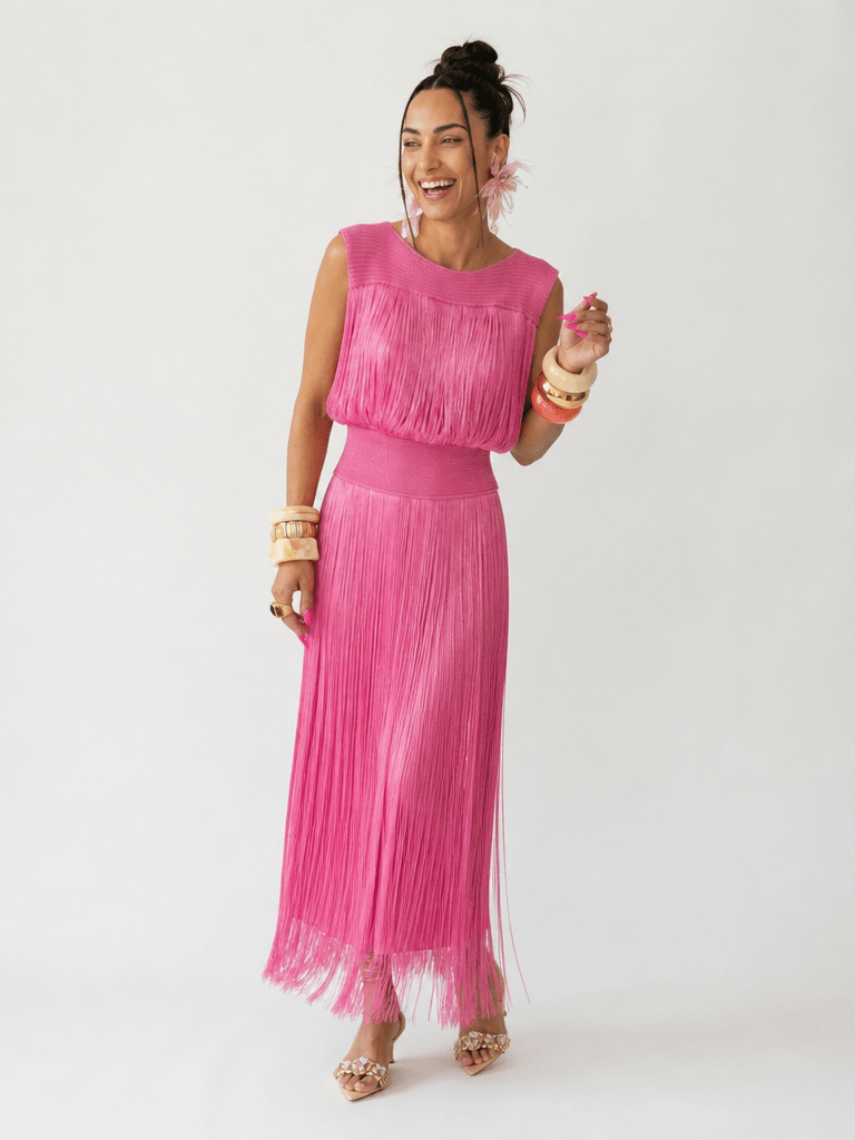 Radiant Tassel Maxi Dress - Jsandiclothing.com