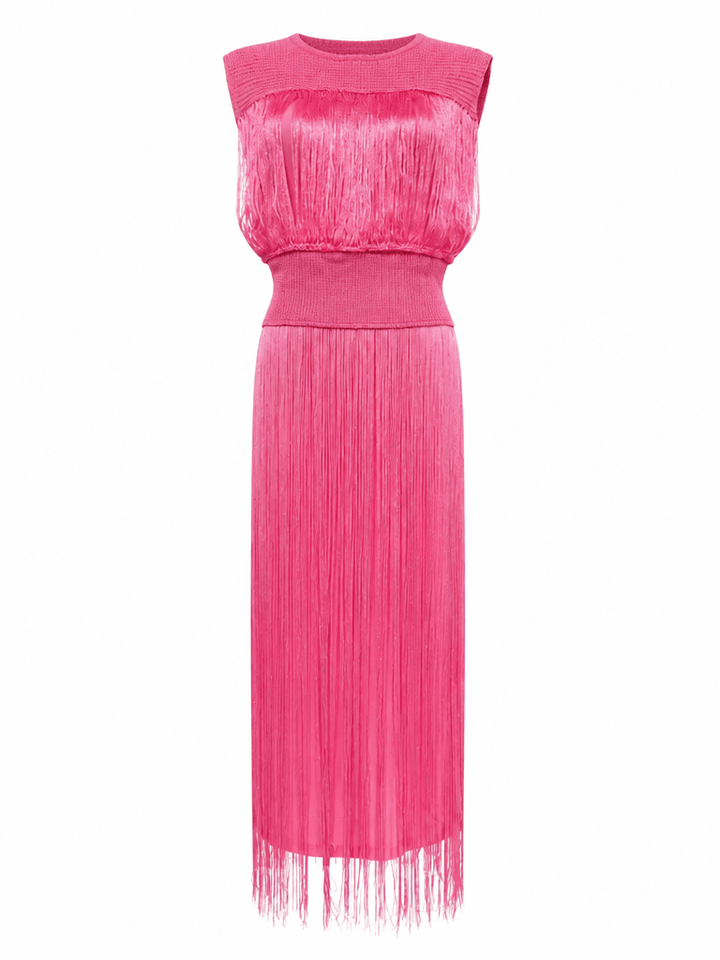 Radiant Tassel Maxi Dress - Jsandiclothing.com