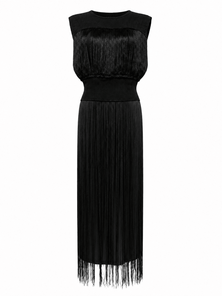 Radiant Tassel Maxi Dress - Jsandiclothing.com