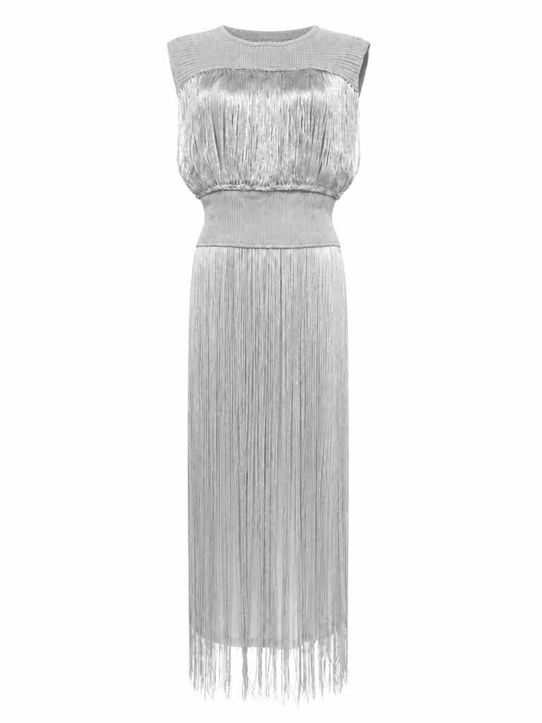 Radiant Tassel Maxi Dress - Jsandiclothing.com