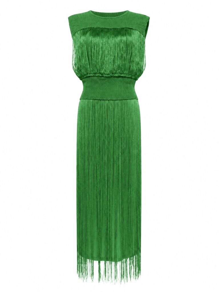 Radiant Tassel Maxi Dress - Jsandiclothing.com