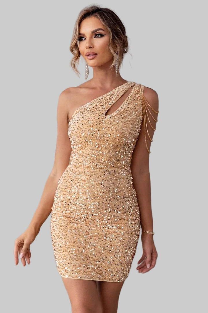 Sequin Mini Dress Shimmer and Shine Design for Chic Evening Looks - Jsandiclothing.com