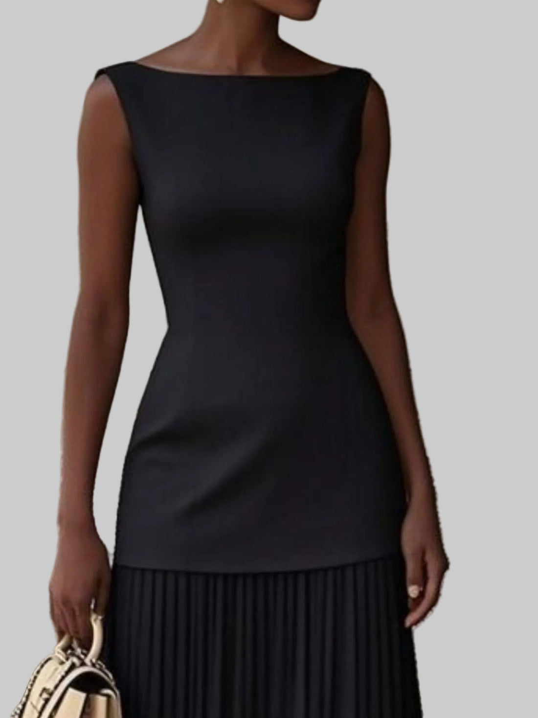 Sleeveless Pleated Maxi Dress - JSandiClothing - Jsandiclothing.com