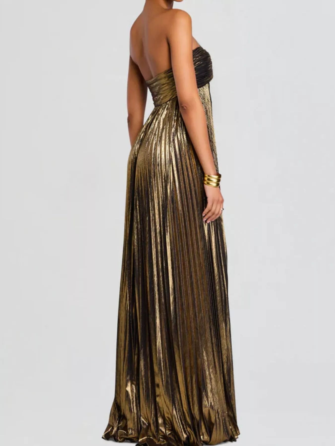 Split Sweetheart Neck Tube Maxi Dress| Formal Chic, Women - Jsandiclothing.com