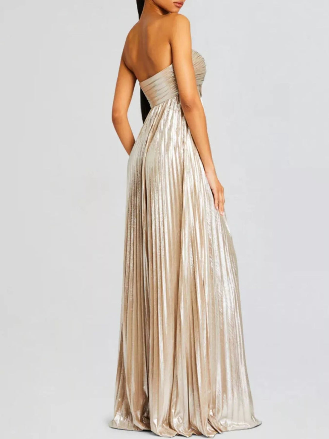 Split Sweetheart Neck Tube Maxi Dress| Formal Chic, Women - Jsandiclothing.com