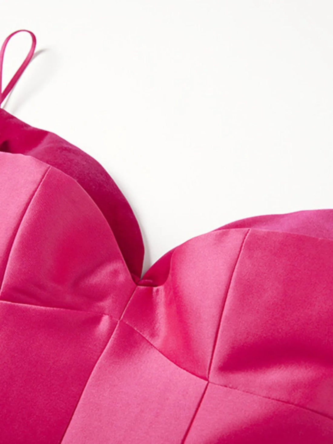 Sweetheart Spaghetti Strap Midi Dress with Collar - Jsandiclothing.com