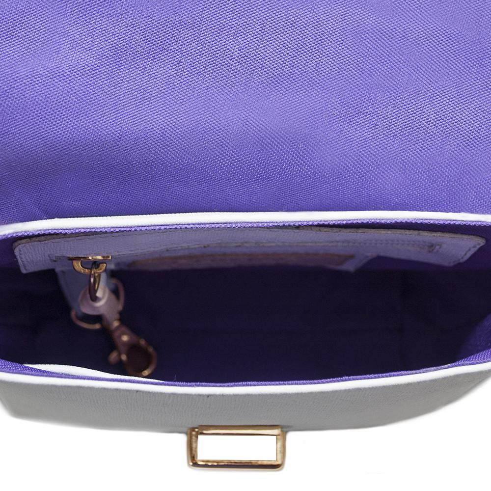 Tiny Leather Handbag - White (Option 1) - Jsandiclothing.com