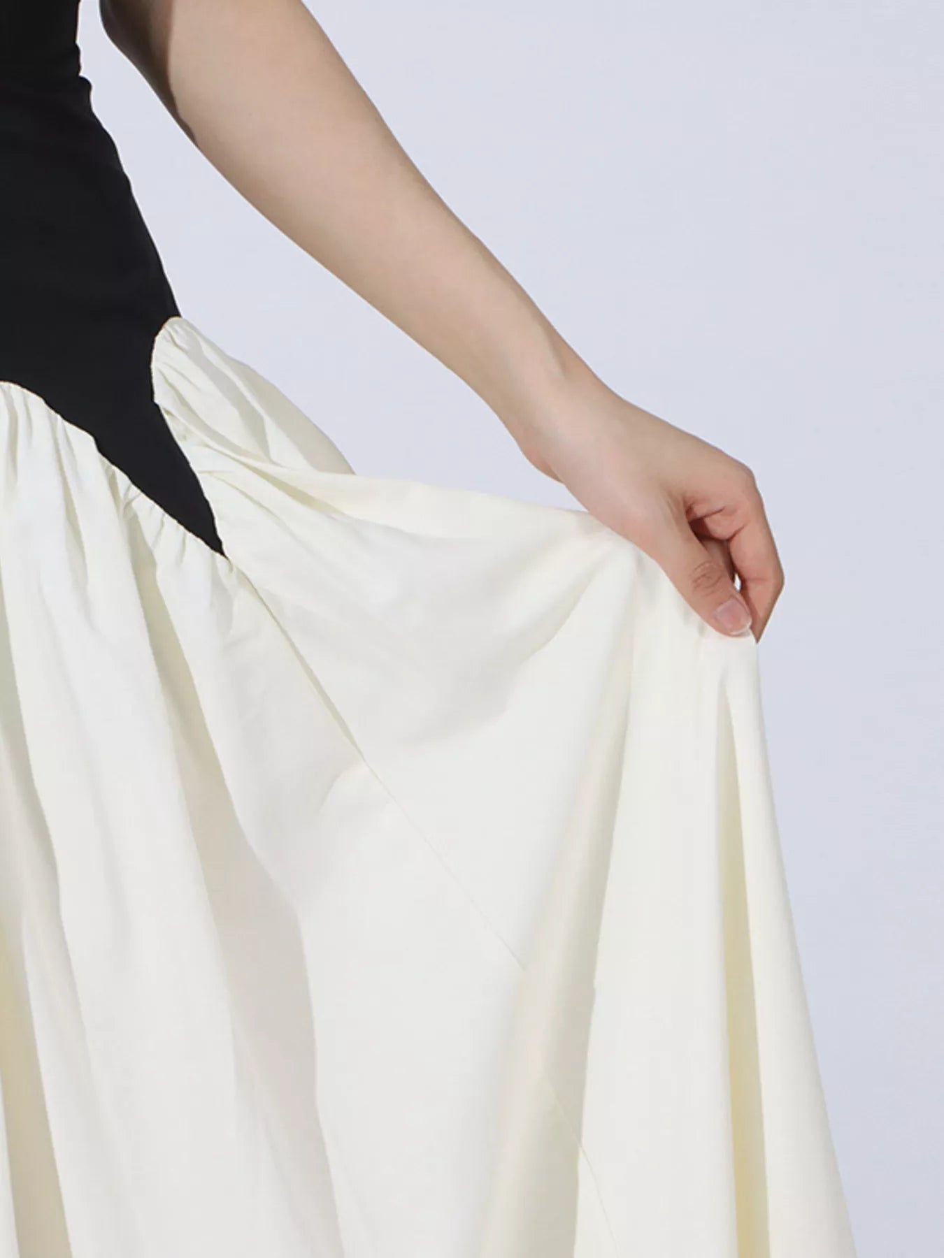 Two Tone Tube Maxi Dress - Jsandiclothing.com