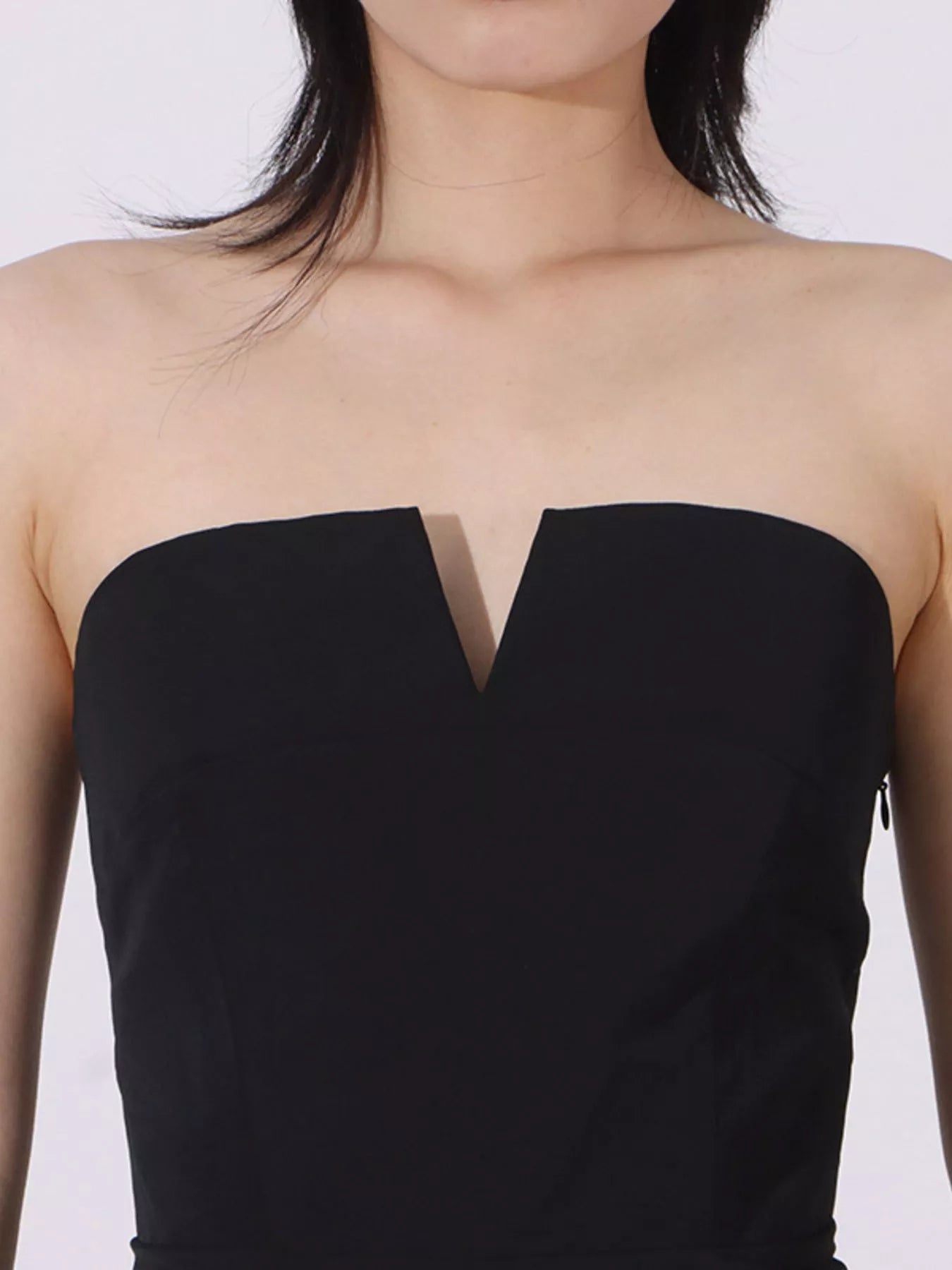 Two Tone Tube Maxi Dress - Jsandiclothing.com