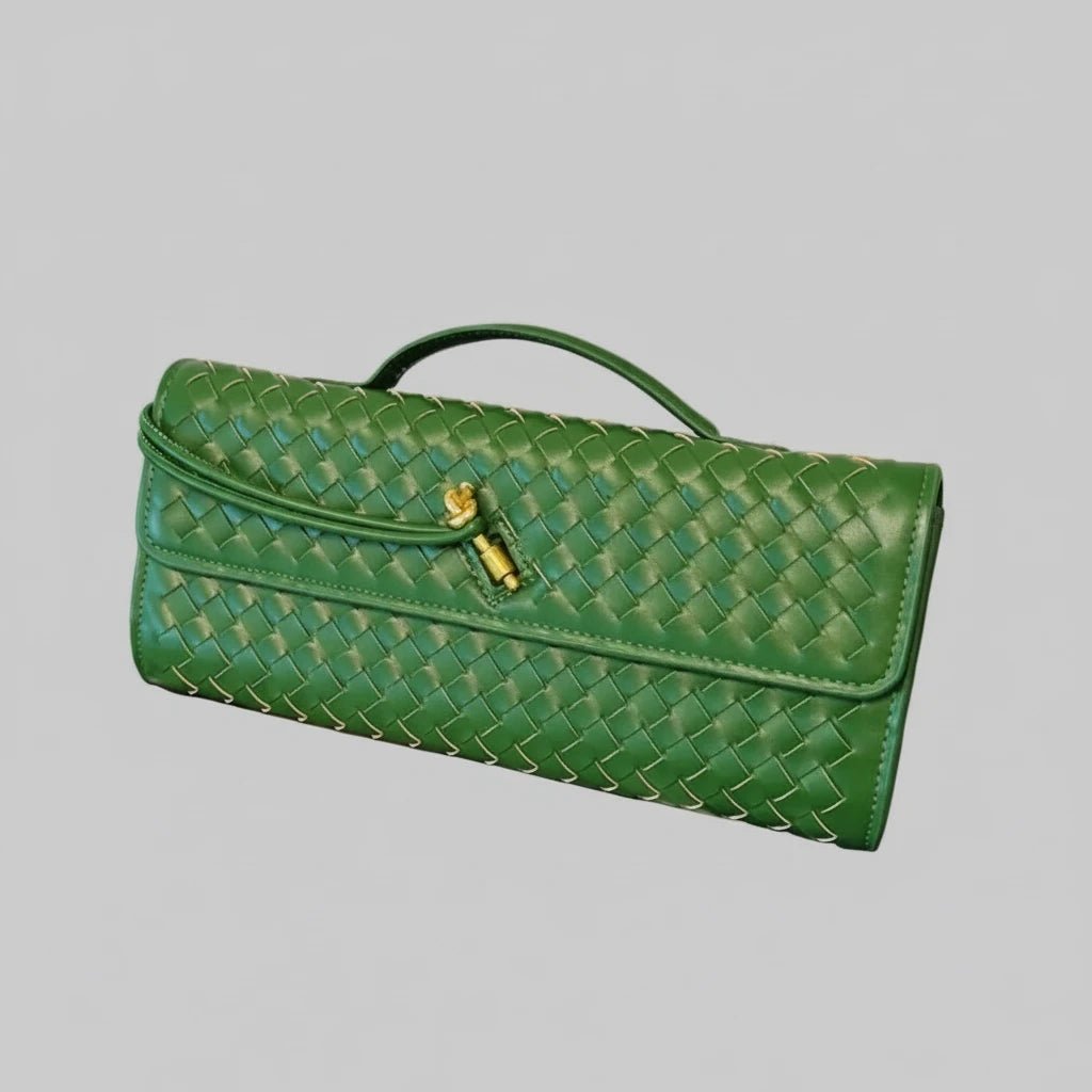 Woven Leather Crossbody Bag - JSandi - Jsandiclothing.com