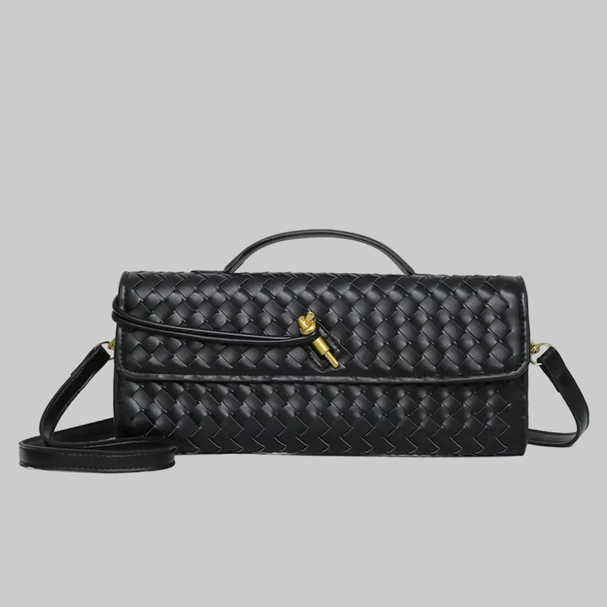 Woven Leather Crossbody Bag - JSandi - Jsandiclothing.com