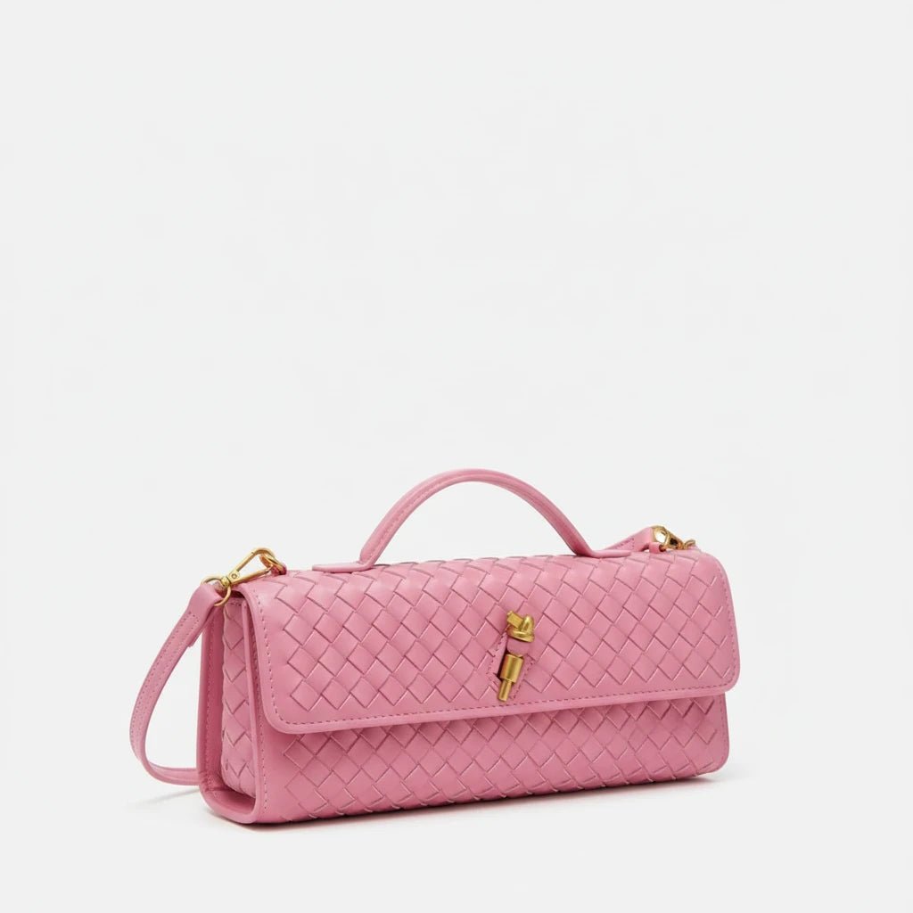 Woven Leather Crossbody Bag - JSandi - Jsandiclothing.com