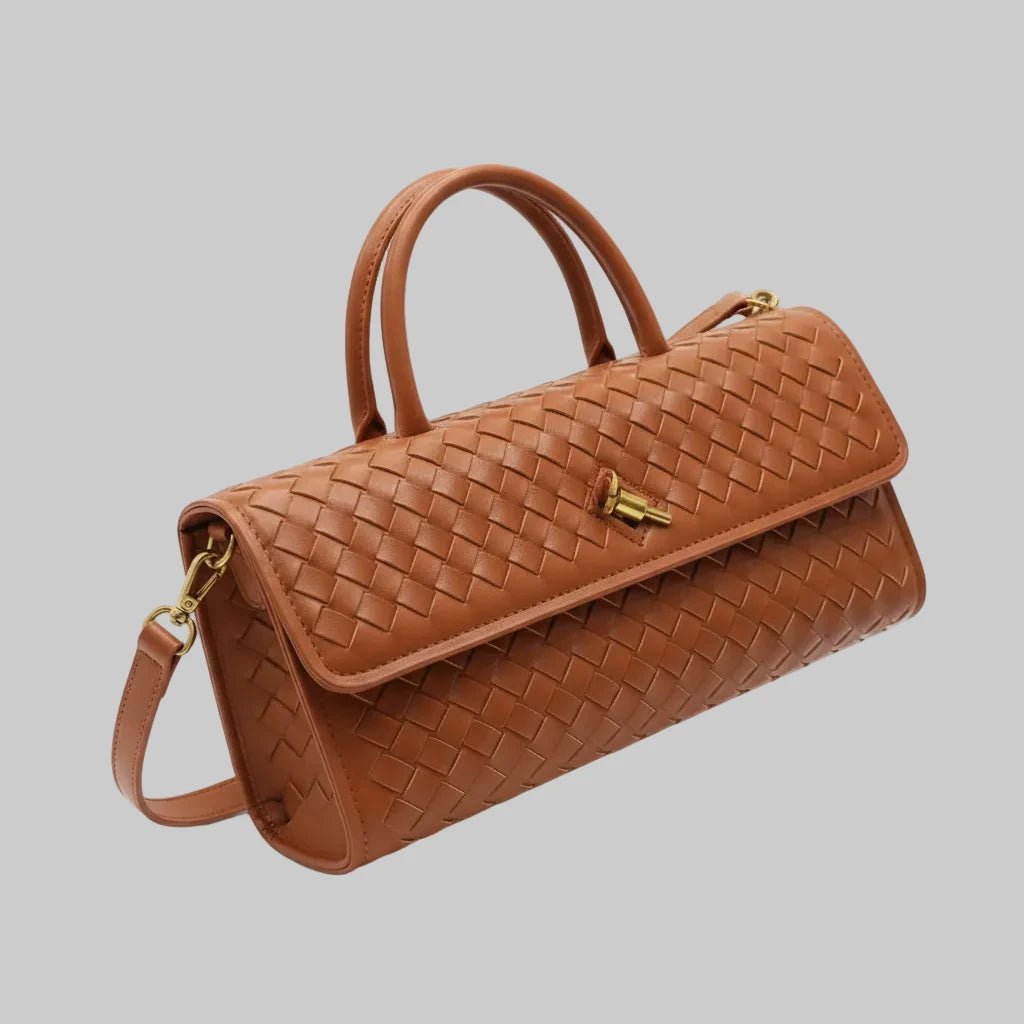 Woven Leather Crossbody Bag - JSandi - Jsandiclothing.com