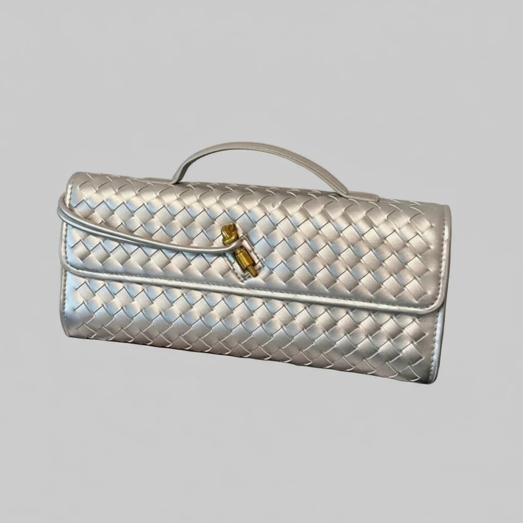 Woven Leather Crossbody Bag - JSandi - Jsandiclothing.com