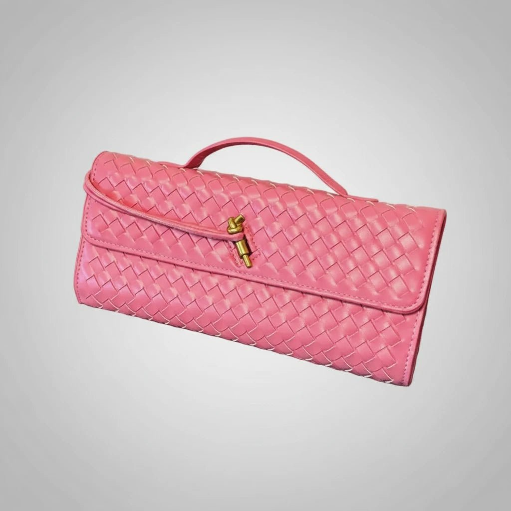 Woven Leather Crossbody Bag - JSandi - Jsandiclothing.com